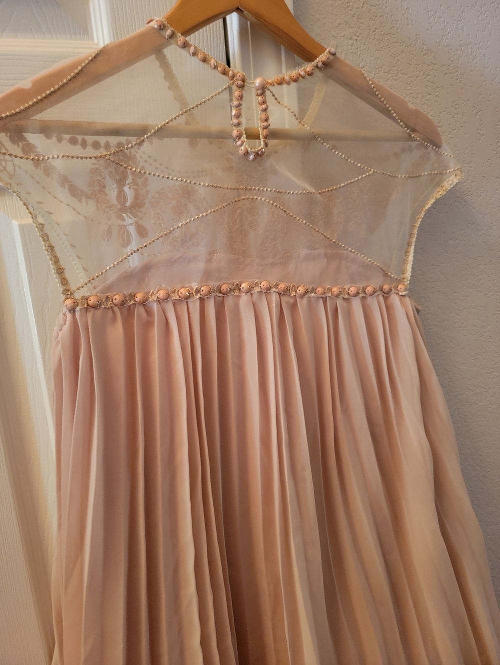 Chicwish Baby Doll Dress Fairy Beaded Mini Dress - Picture 4 of 6